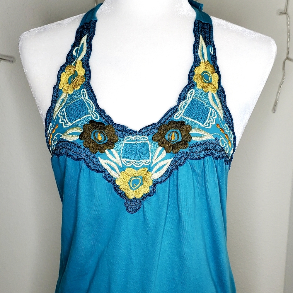 Lux halter top. Size medium.